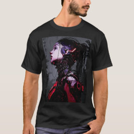 Cyborg Girl Urban Cyberpunk Style T Shirt