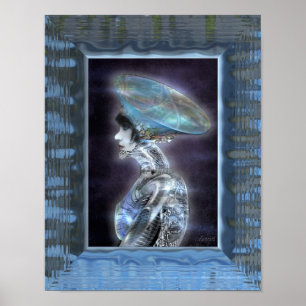 Cyborg Hathaway PRINT Poster