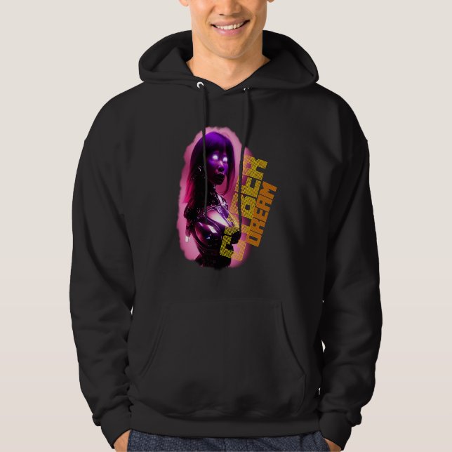 Cyborg Japanese woman Hoodie (Framsida)