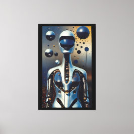 Cyborg Jones liv och tid - Ken Gage Art Canvastryck