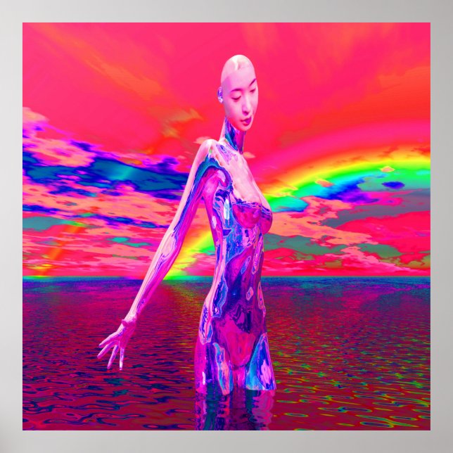 Cyborg Mask Poster (Framsidan)