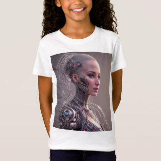 Cyborg med många kretsar t shirt