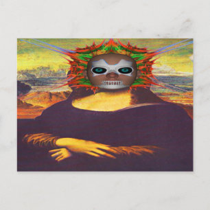 Cyborg Mona Lisa Vykort