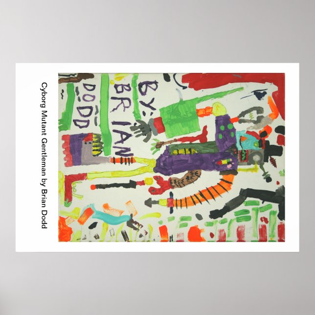 Cyborg Mutant gentleman Poster (Framsidan)