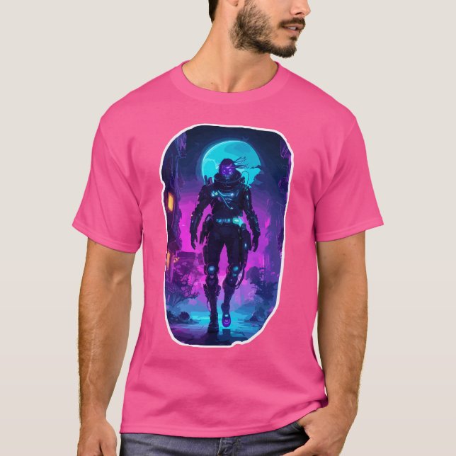Cyborg of the future II T Shirt (Framsida)