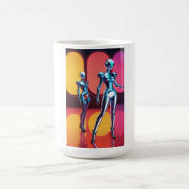 Cyborg Party Girls III Kaffemugg