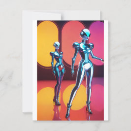 Cyborg Party Girls III Vykort