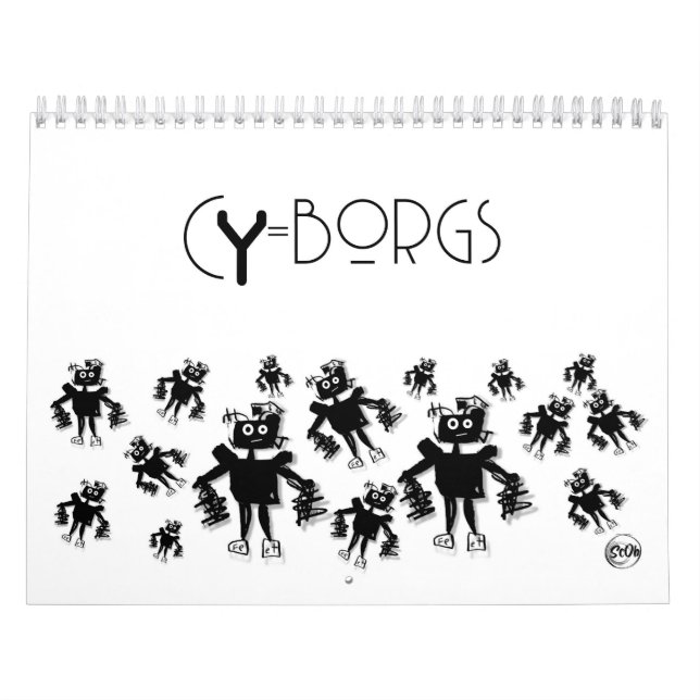 Cyborg Robot Calendar Kalender (Omslag)
