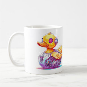 Cyborg Rubber Anka Kaffemugg