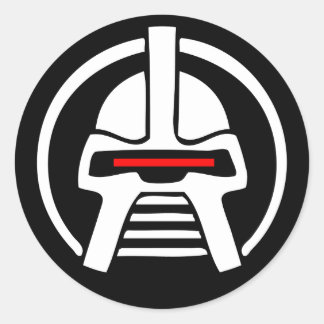 Cyborg Runt Klistermärke