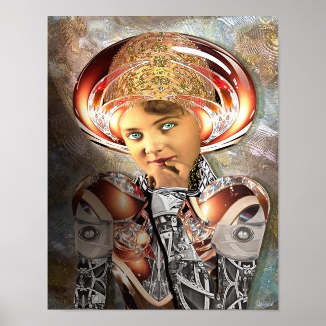 Cyborg Shayle Print Poster (Framsidan)