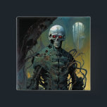 Cyborg Skeleton Futuristiska Science fiction<br><div class="desc">Fantasy Art products by The Lunarium.</div>