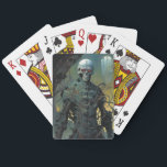 Cyborg Skeleton Futuristiska Science fiction Casinokort<br><div class="desc">Fantasy Art products by The Lunarium.</div>