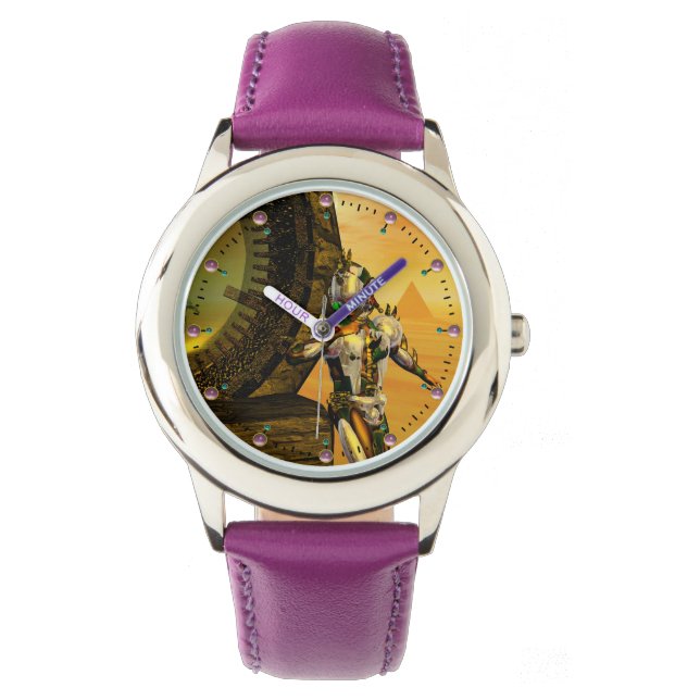 CYBORG TITAN,DESERT HYPERION Science fiction Scifi Armbandsur (Framsida)