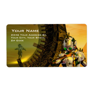 CYBORG TITAN I HYPERION DESERT Sci-Fi Fraktsedel