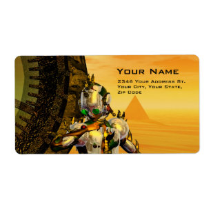 CYBORG TITAN I HYPERION DESERT Sci-Fi Fraktsedel