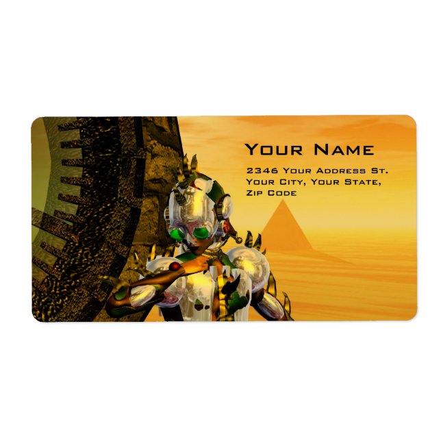 CYBORG TITAN I HYPERION DESERT Sci-Fi Fraktsedel (Framsidan)