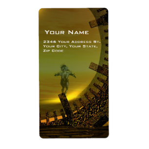 CYBORG TITAN I HYPERION DESERT Sci-Fi Fraktsedel