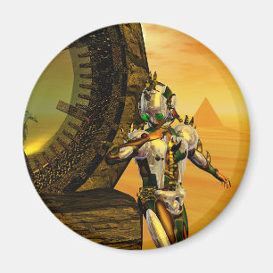 CYBORG TITAN I ÖNSKAN AV HYPERION Science fiction Magnet