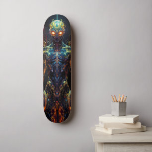 Cyborg Warrior Mini Skateboard Bräda 18,5 Cm