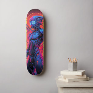 Cyborg Warrior Mini Skateboard Bräda 18,5 Cm
