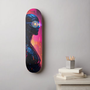 Cyborg Warrior Mini Skateboard Bräda 18,5 Cm