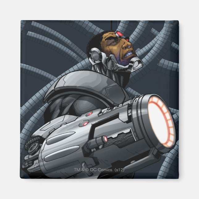 Cyborg & Weapon Bust Magnet (Framsidan)
