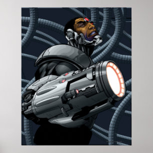 Cyborg & Weapon Bust Poster