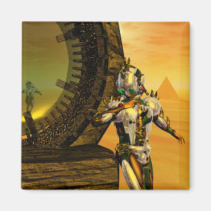 CYBORGJÄTTE I ÖKENHYPERION-science fiction, Magnet