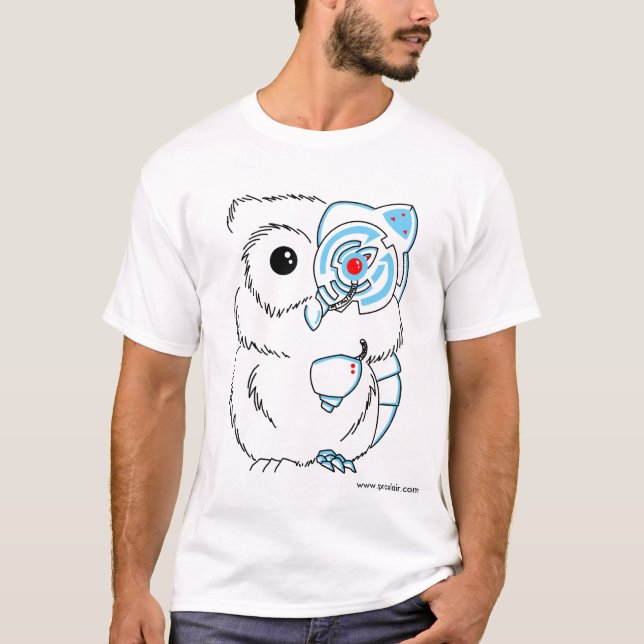 Cyborguggla Tee Shirt (Framsida)