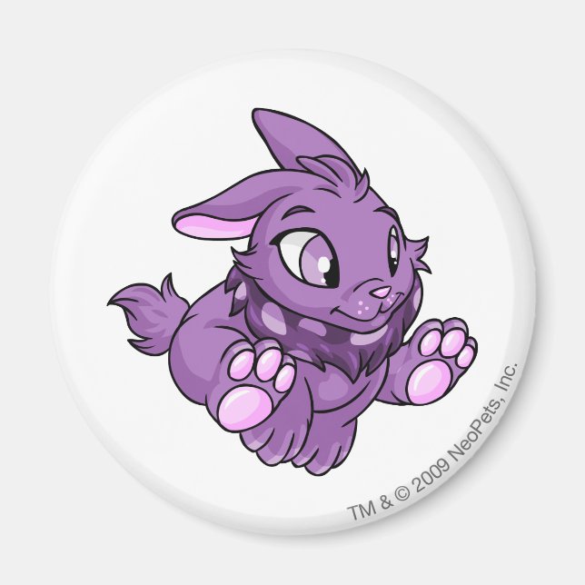 Cybunny Lila Magnet (Framsidan)