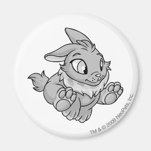 Cybunny silver magnet