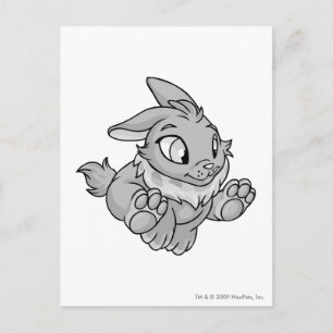 Cybunny silver vykort
