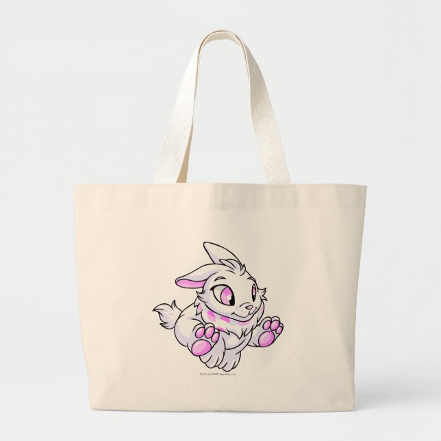Cybunny vit jumbo tygkasse (Framsidan)