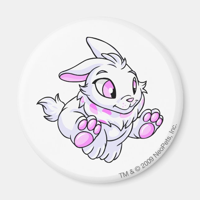 Cybunny White Magnet (Framsidan)