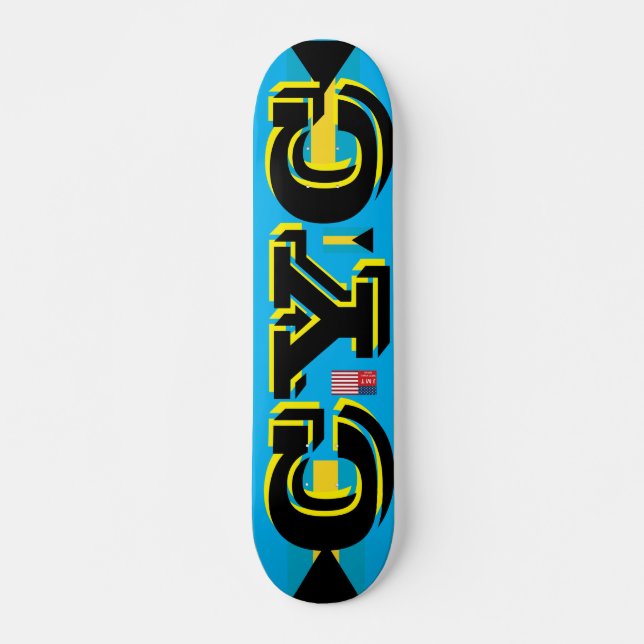 CYC JMT BAHAMAS 7 3/4-tums Skateboard Deck (Framsida)
