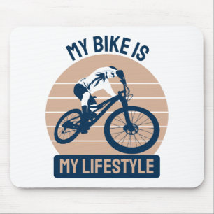 Cycle Älskare - min bike är min livsstil Musmatta