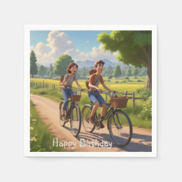 Cycle Birthday Pappersservett