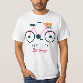 Cycle Blommigt Vår Design T-Shirt