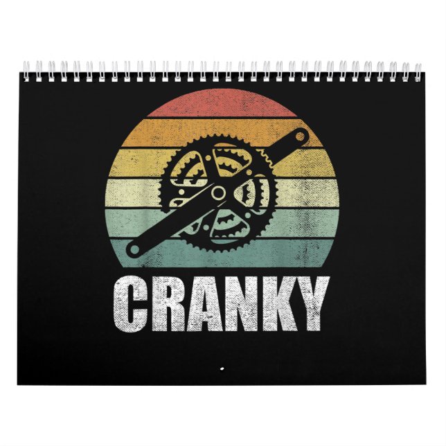 Cycle Cranky-gåvor cykling Älskare Cranky Kalender (Omslag)