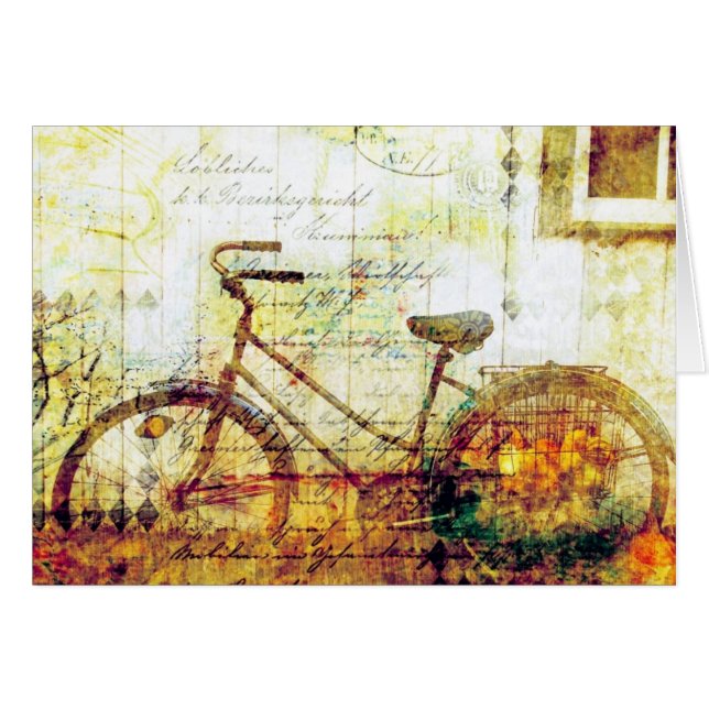 Cycle Digital Art Hälsningskort (Framsidan Horizontal)