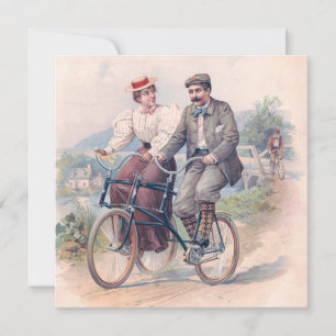Cycle Elopement, 1896 Inbjudningar