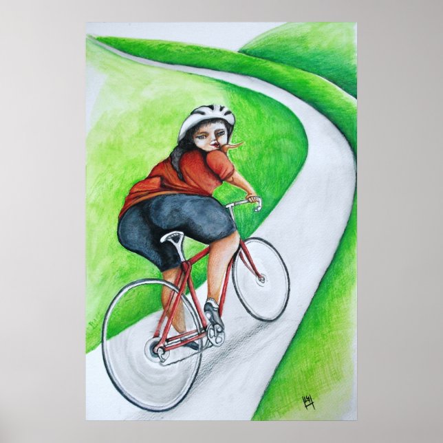 Cycle Girl - Kiss Adjö Poster (Framsidan)