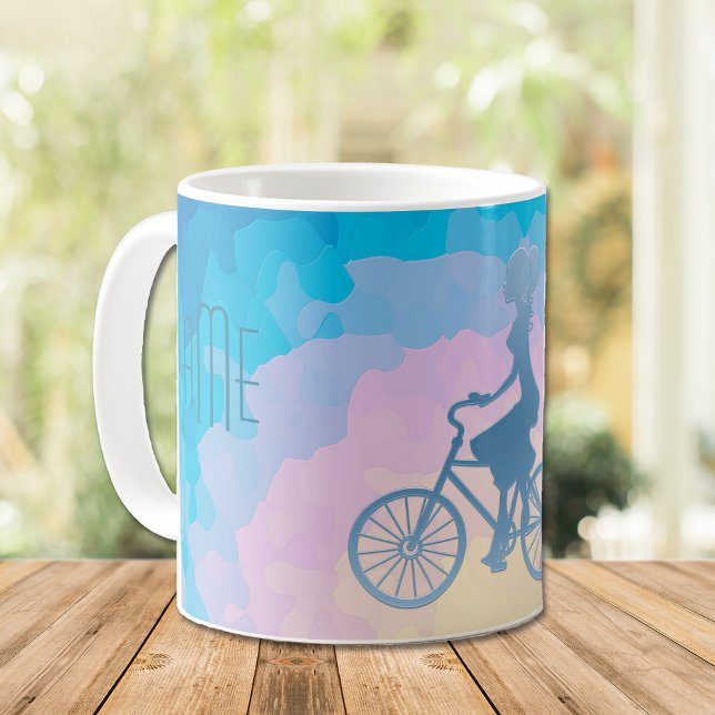 Cycle Girl Triple Monogram Kaffemugg (Skapare uppladdad)