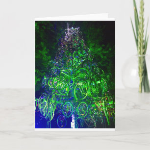 Cycle Julgran Greeting Card Helgkort
