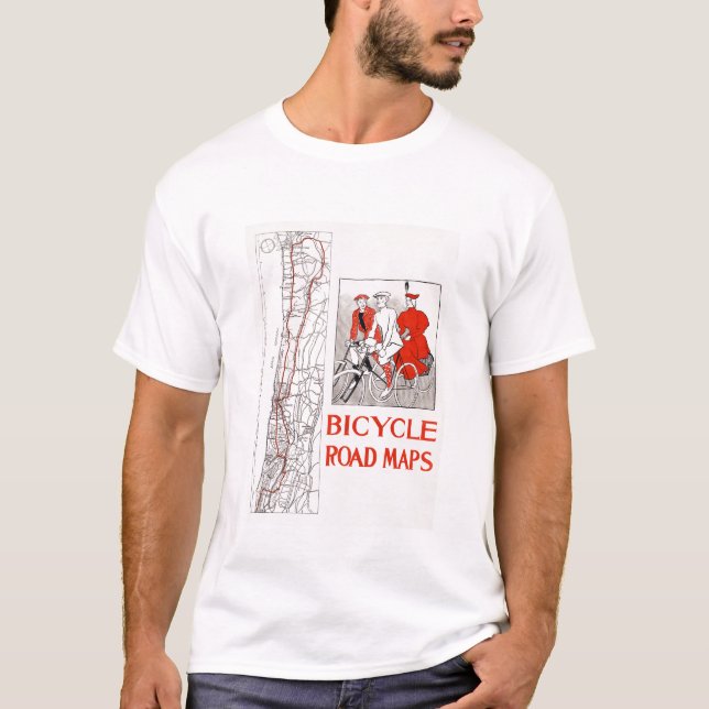 Cycle Kartor T Shirt (Framsida)