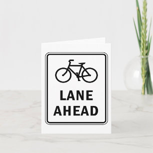 Cycle Lane Ahead Sign Cycling Road Safety Kort