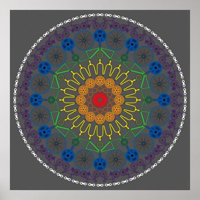 Cycle Mandala 2 Poster (Framsidan)