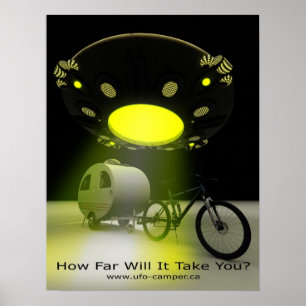 Cycle Mini Camper Mark II Design UFO Promo 2 Poster