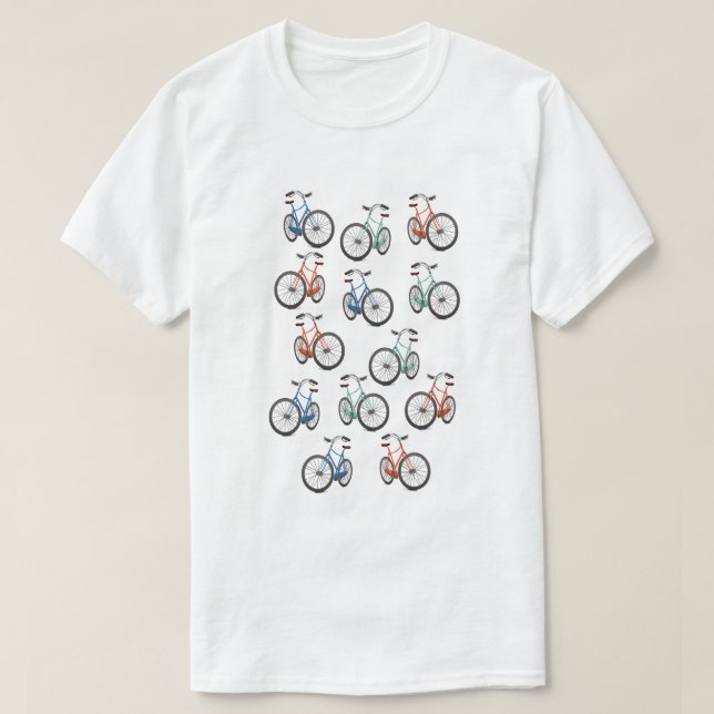 Cycle mönster t shirt (Design framsida)